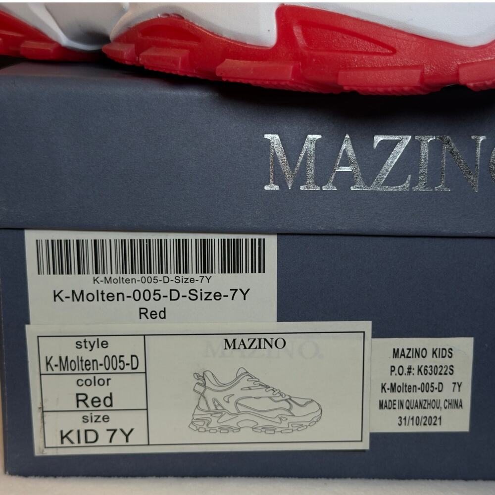 Mazino Molten Multi-Color Sneaker | K-Molten-005-D | Youth 7Y - Picture 7 of 11